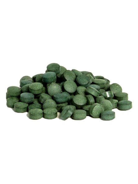 Spiruline Bio déshydratée + Ginseng Bio en Comprimés de 580 mg.