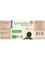 Etiquette Spiruline Bio en Comprimés 100g