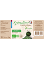 Etiquette Spiruline Bio en Paillettes 100g